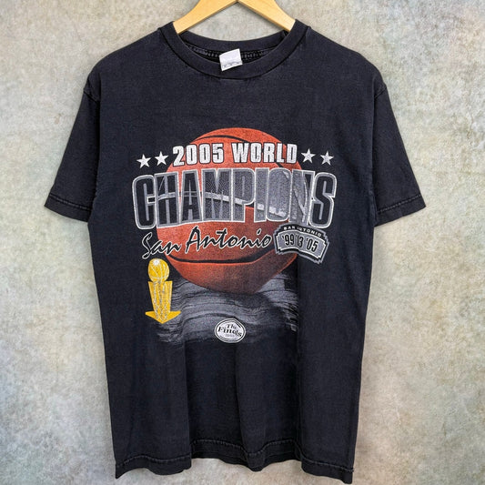 VTG 2005 San Antonio Spurs NBA Champions T Shirt M