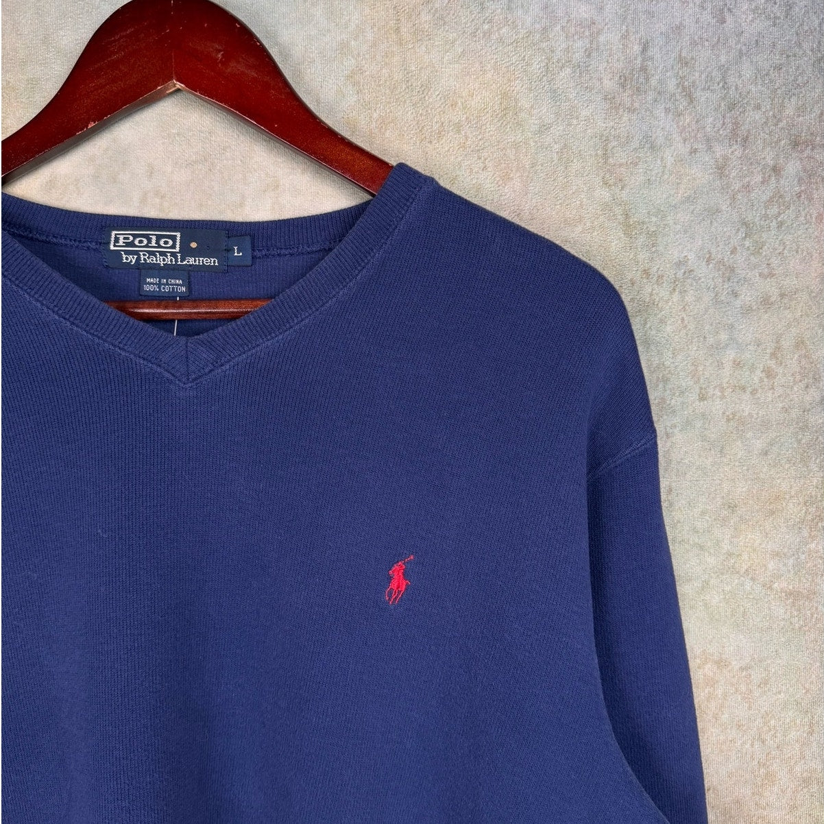 VTG 90s Polo Ralph Lauren Knit Sweater L