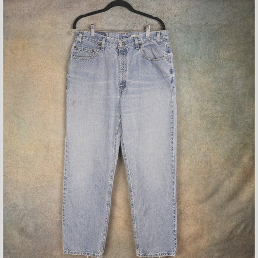VTG Levis 901 Denim Jeans 36x32 Relaxed Fit Straight Leg