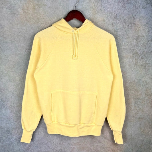 VTG 80s Blank Hoodie Sweatshirt L