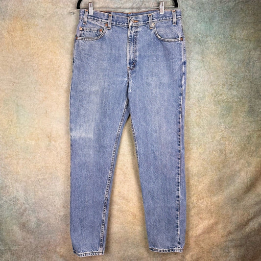 VTG 90s Levis 512 Denim Jeans 36x32 Slim Fit Tapered Leg