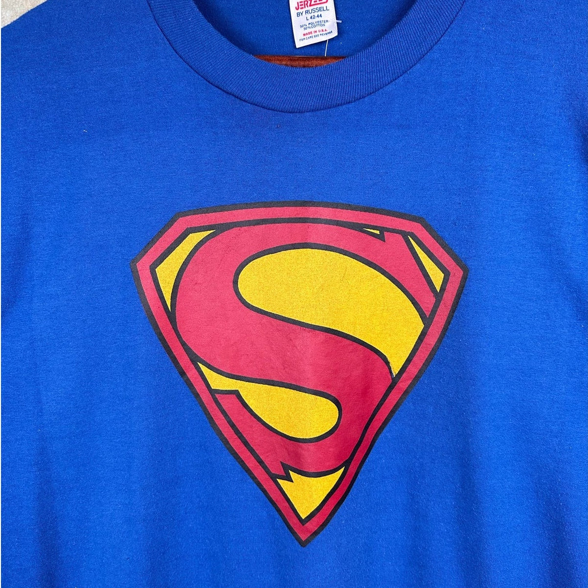 Vintage 80s DC Comics Superman T Shirt L