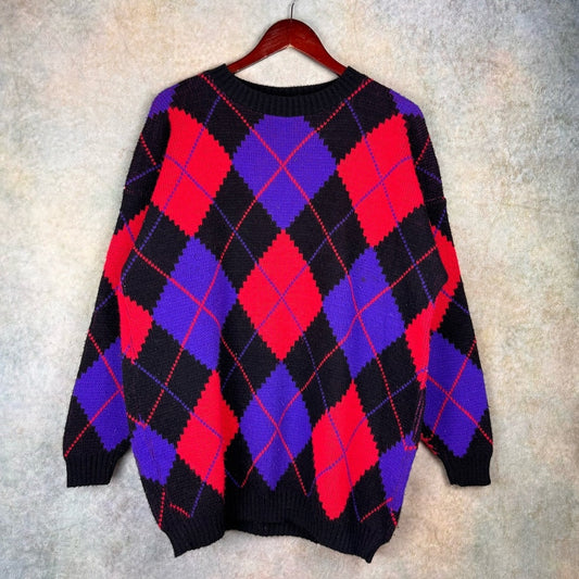 VTG 90s Knit Sweater XL