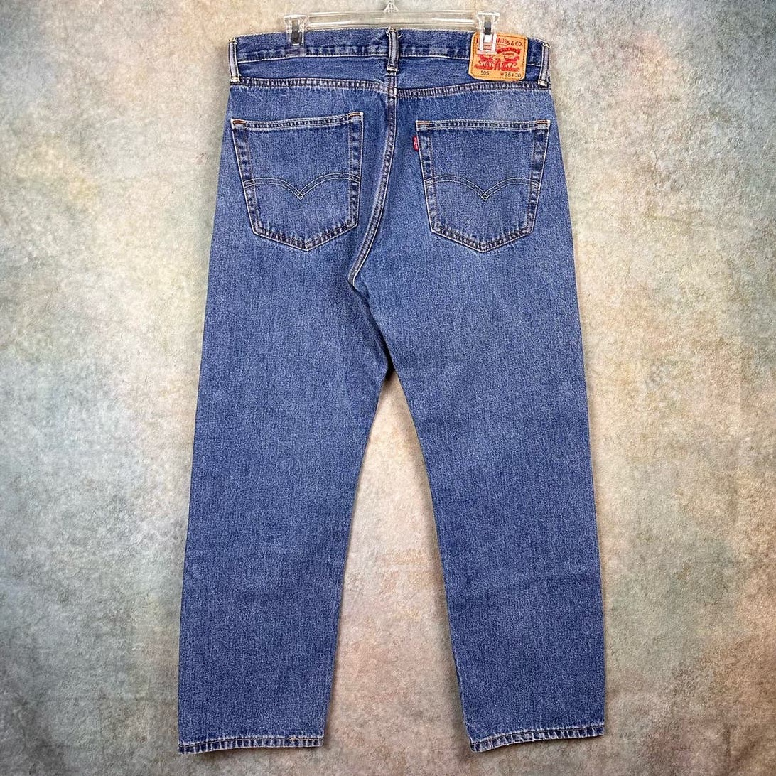 Vintage Levis 505 Denim Jeans 36x30