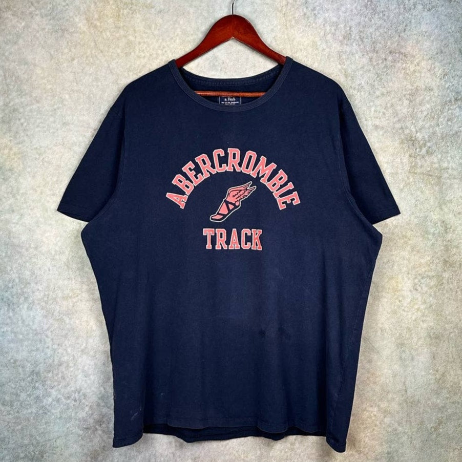 Vintage Abercrombie & Fitch Track T Shirt XXL