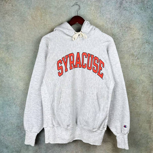 Vintage Syracuse Champion Reverse Weave Hoodie L