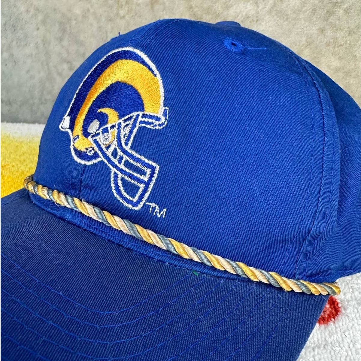 Vintage St Louis Rams Snap Back Hat