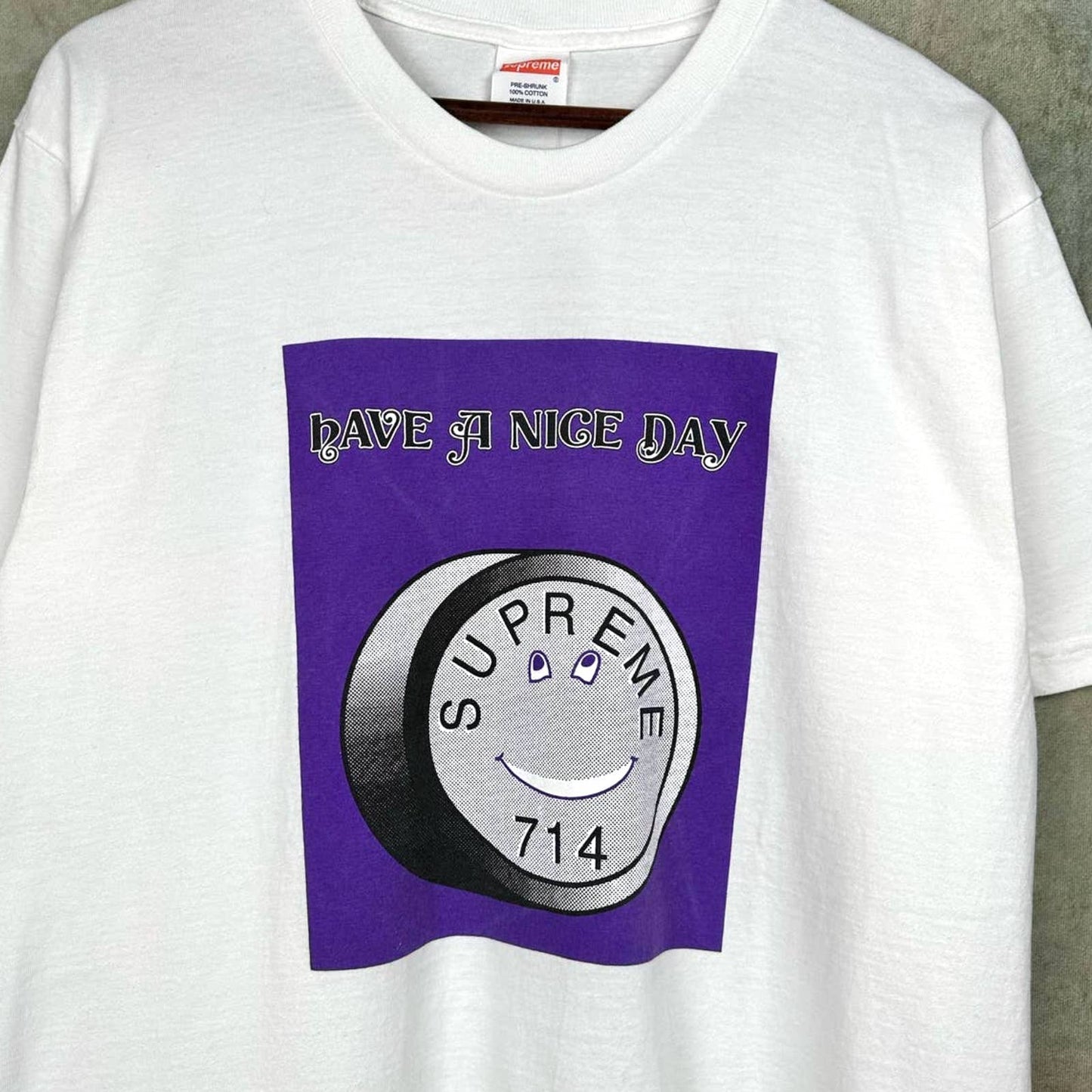 Supreme SS14 Quaalude Have A Nice Day T Shirt L