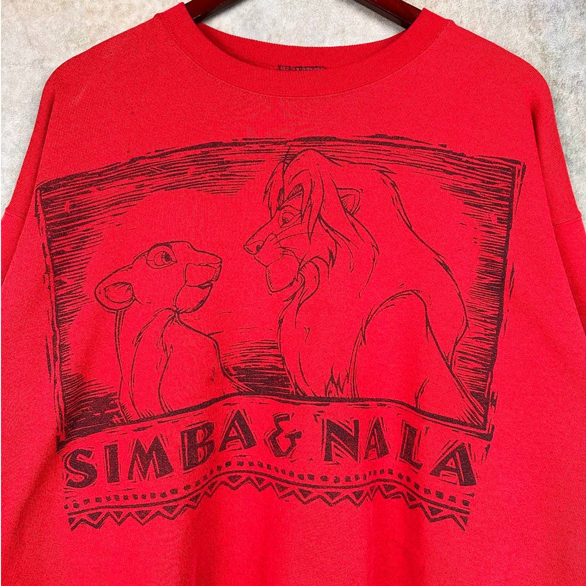 Vintage The Lion King Crewneck XL Simba & Nala