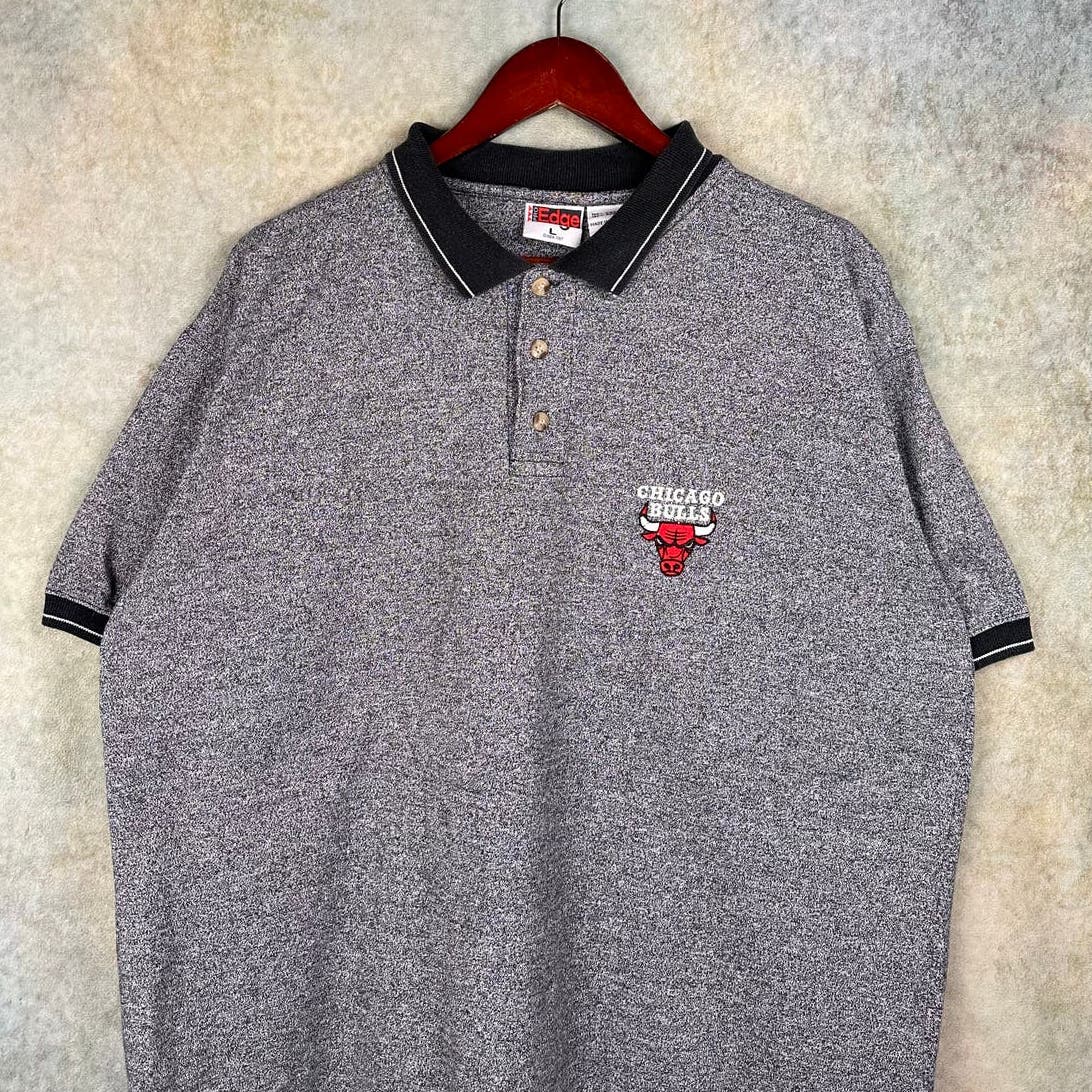 Vintage Chicago Bulls NBA Polo Shirt L