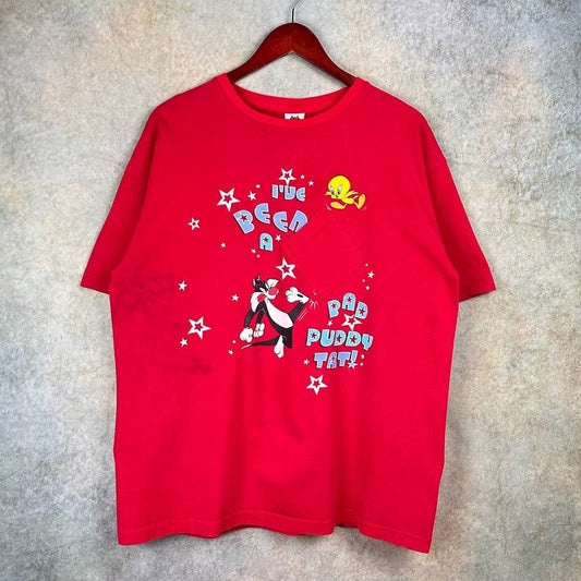 Vintage Looney Tunes Tweety & Sylvester T Shirt XL