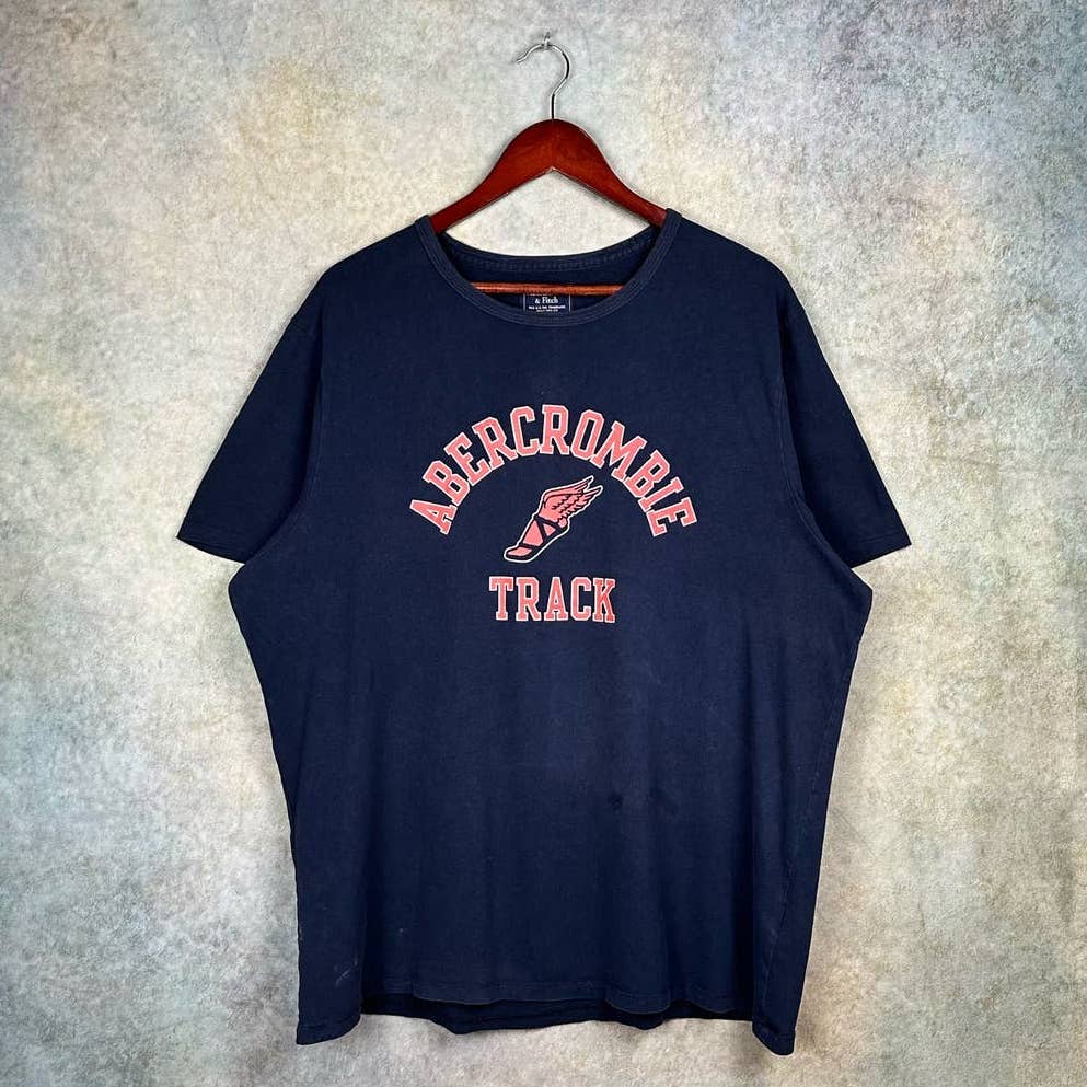 Vintage Abercrombie & Fitch Track T Shirt XXL