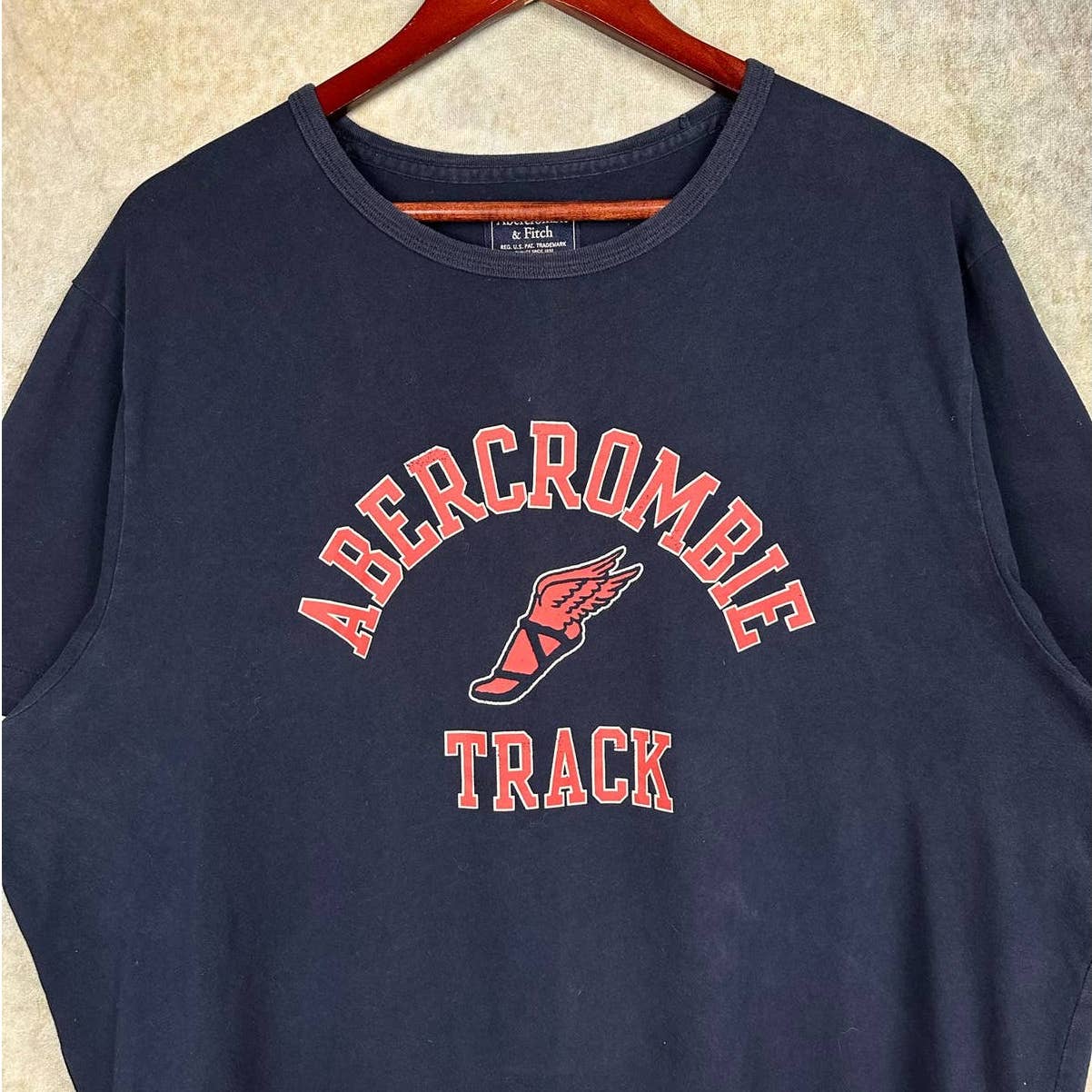 Vintage Abercrombie & Fitch Track T Shirt XXL