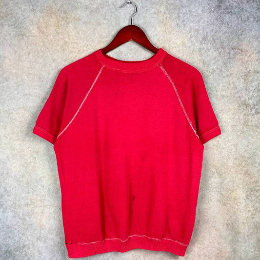 Vintage 1960s Short Sleeve Sweatshirt M