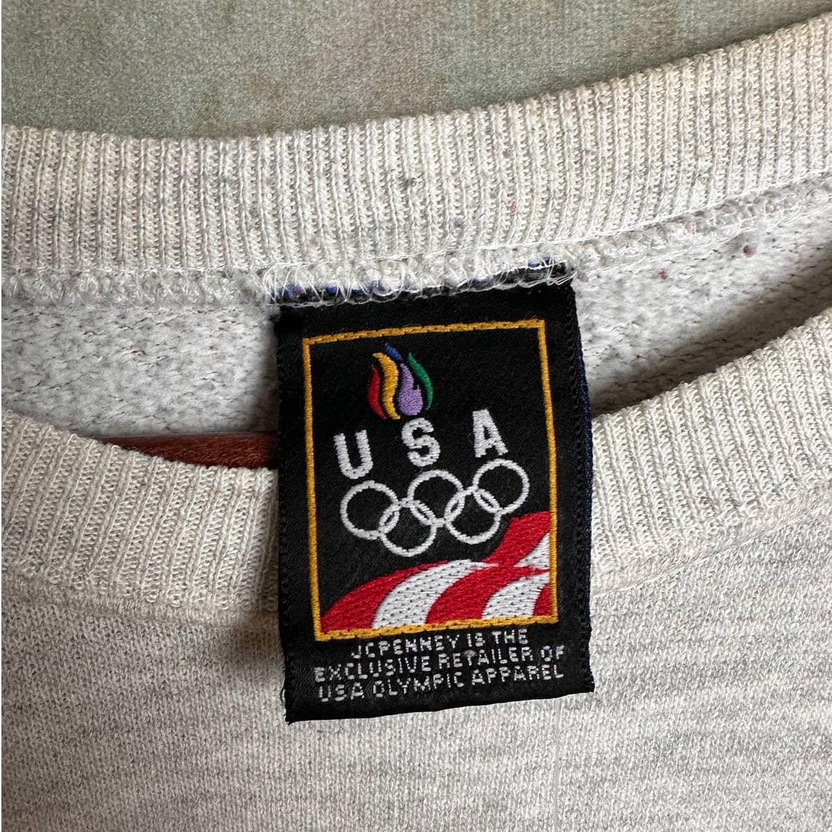 Vintage 90s USA Olympics Crewneck Sweatshirt M