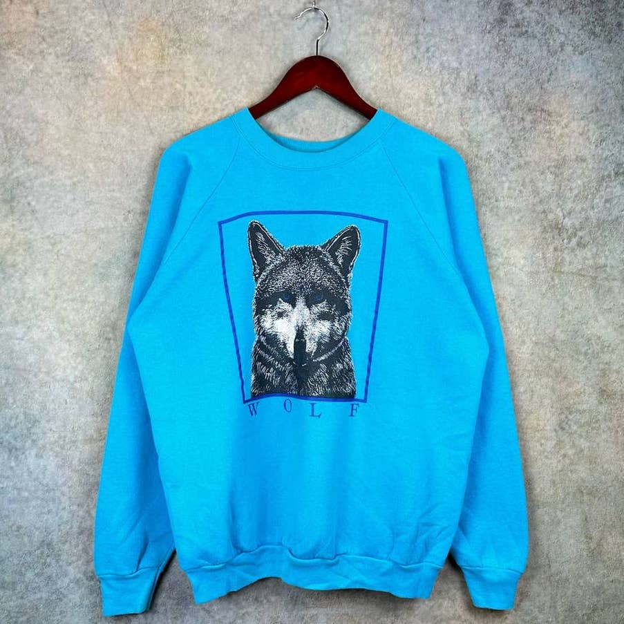 Vintage 90s Wolf Sweatshirt