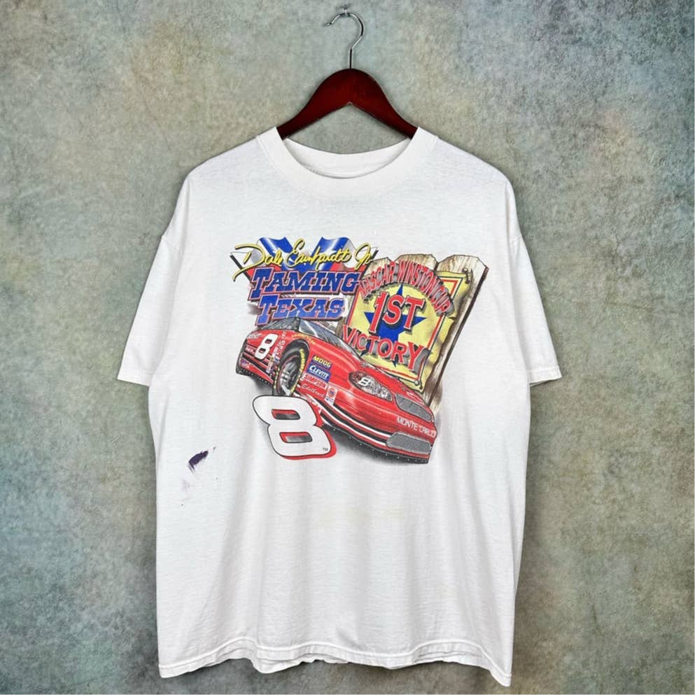 Y2K Dale Earnhardt Jr Nascar T Shirt L