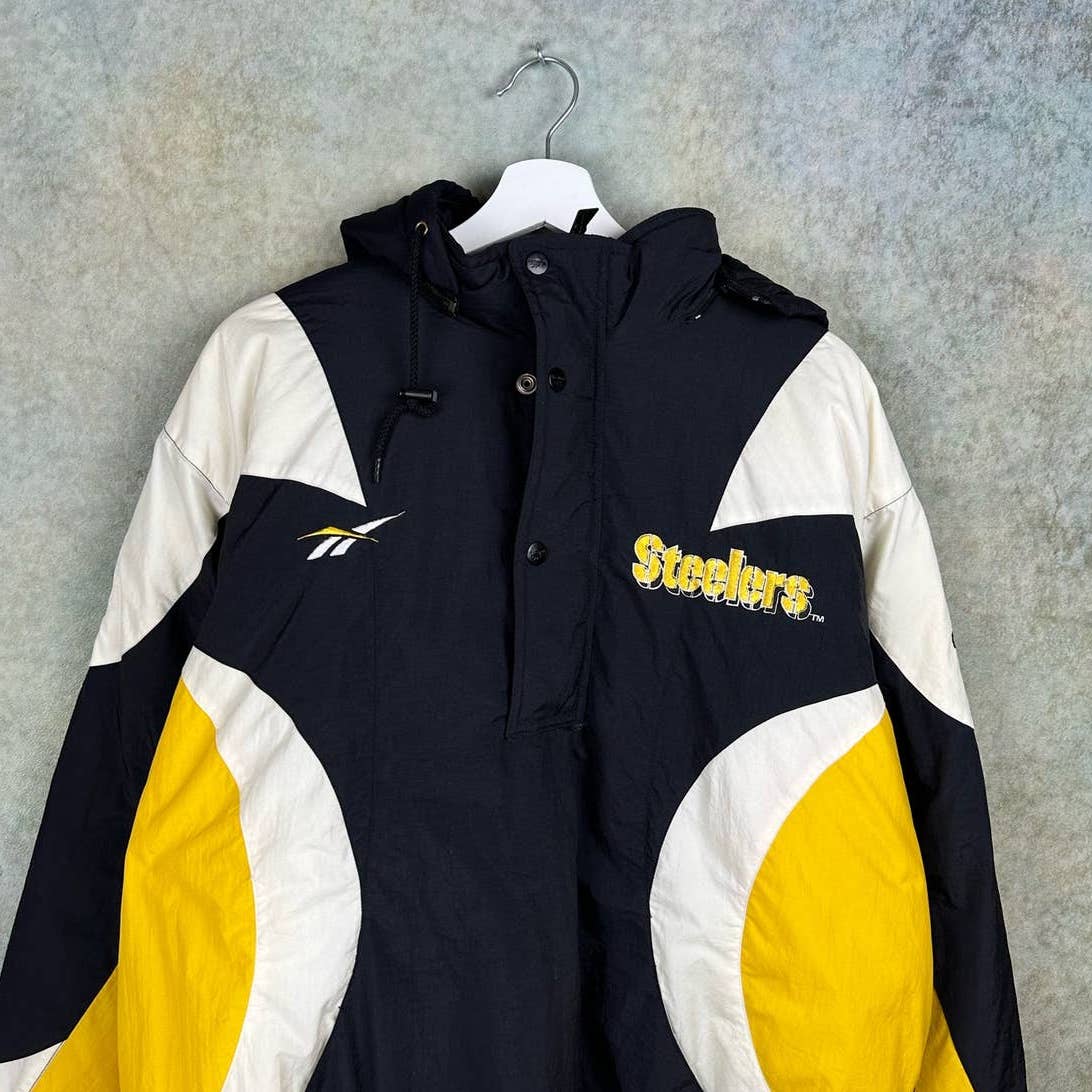 Vintage Pittsburgh Steelers Puffer Jacket M