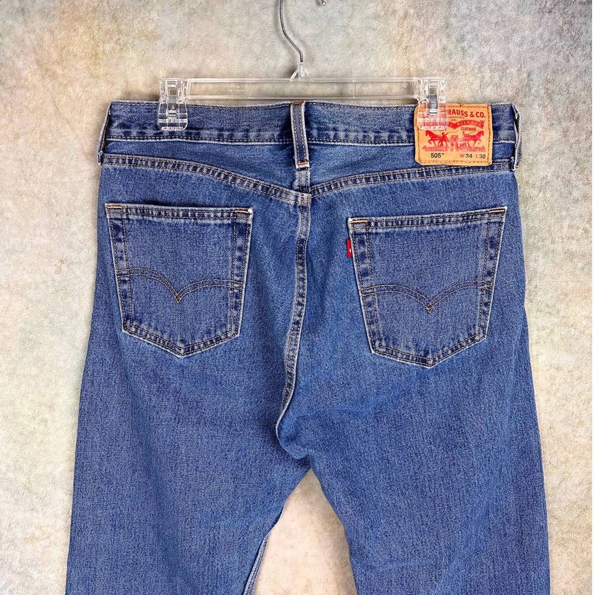 Vintage Levis 505 Denim Jeans 34x30