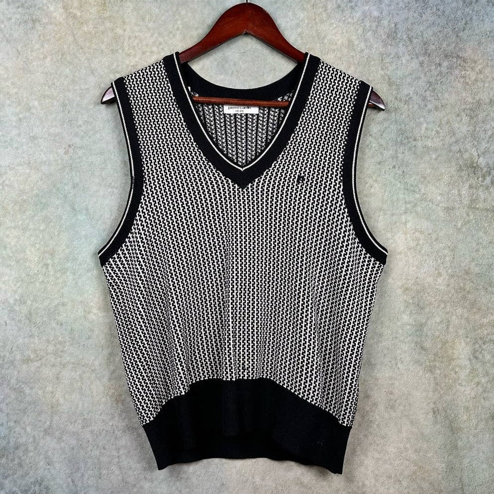 Vintage Pierre Cardin Knit Sweater Vest M