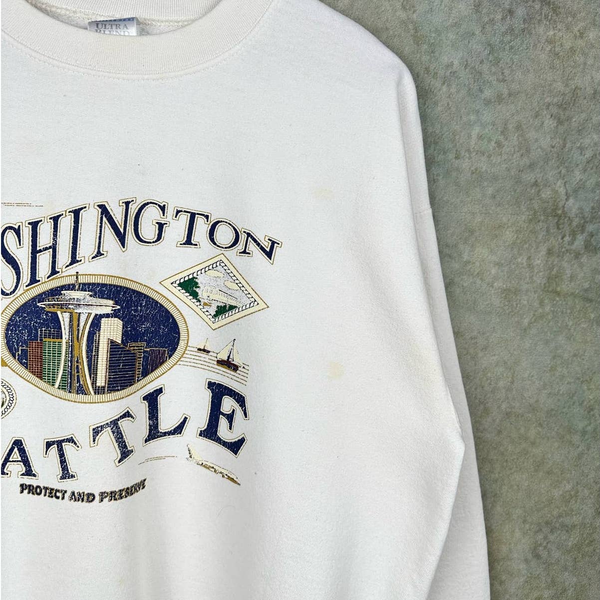Vintage Seattle Washington Crewneck L
