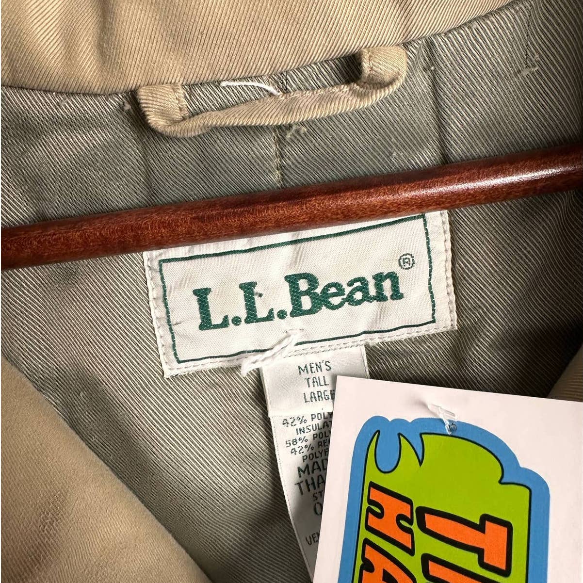 Vintage LL Bean Long-Line Parka Coat L Tall