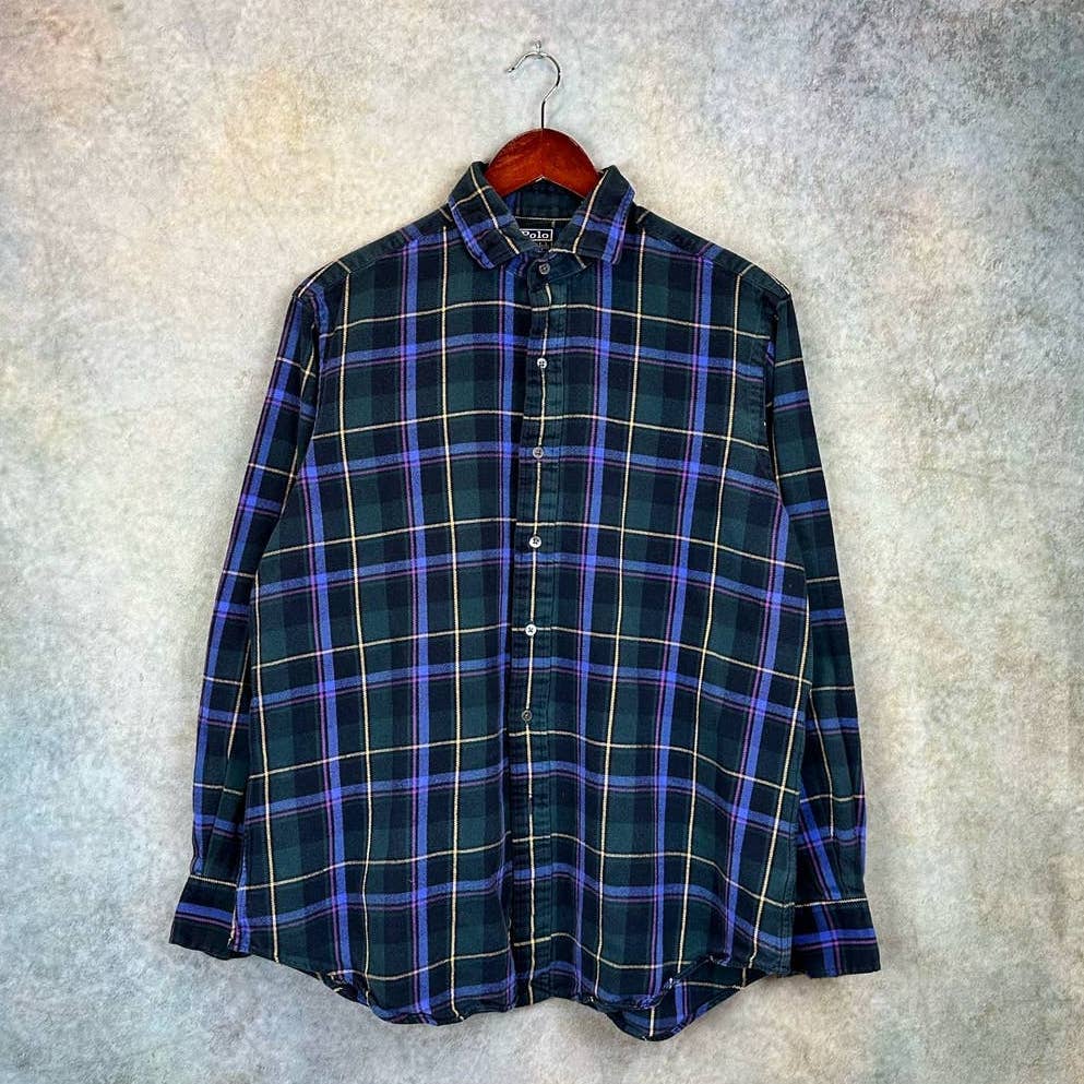 Vintage Polo Ralph Lauren Flannel Shirt L