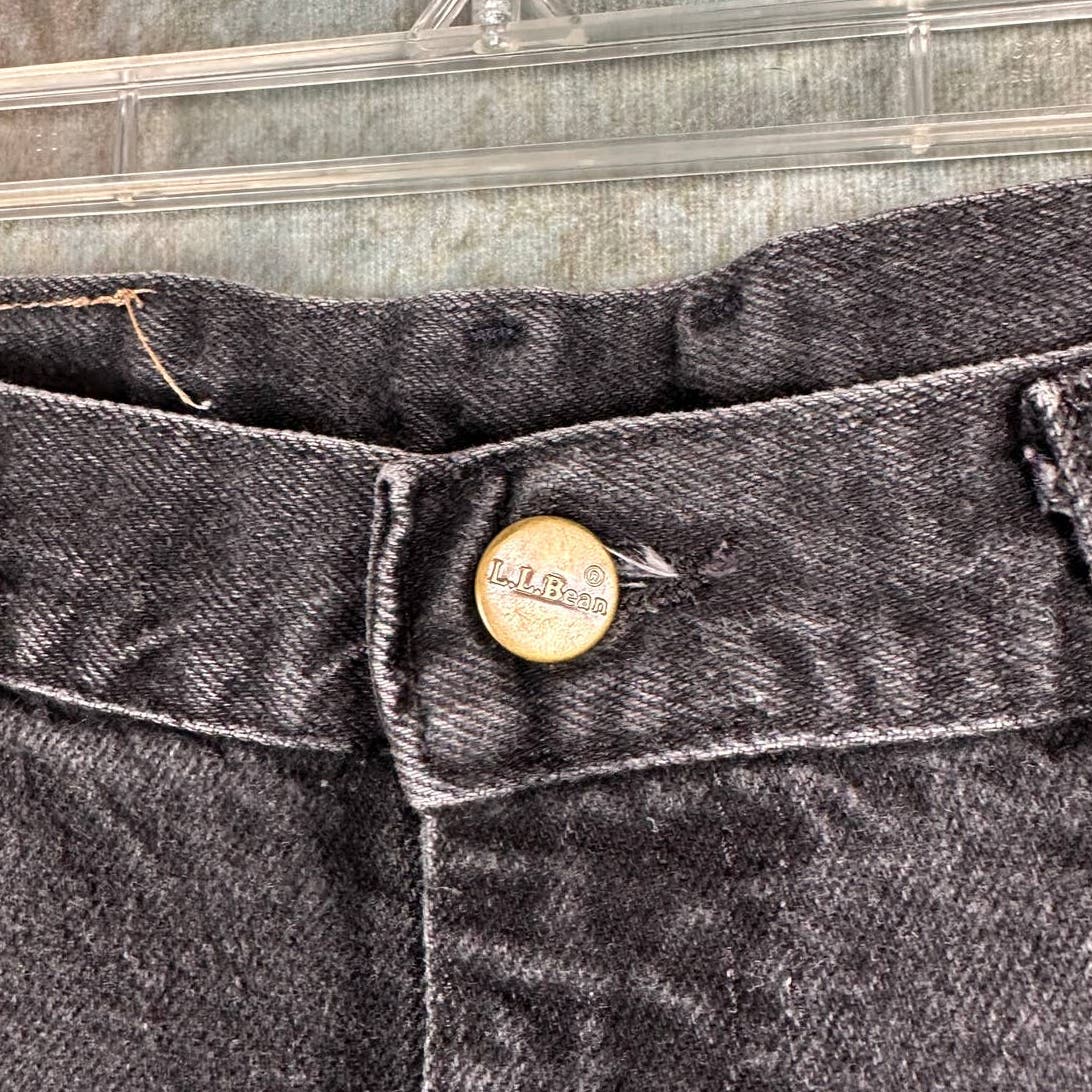 Vintage LL Bean Jeans 12 High Rise Mom Straight Leg Denim