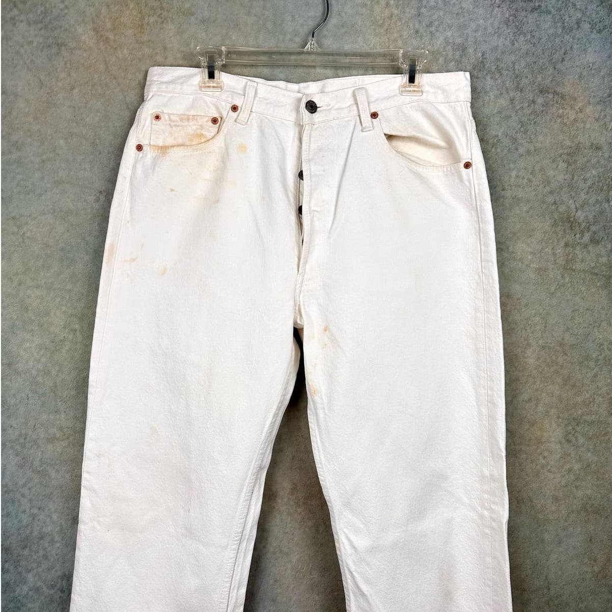 Vintage Levis 501 Button Fly Denim Jeans 36x34