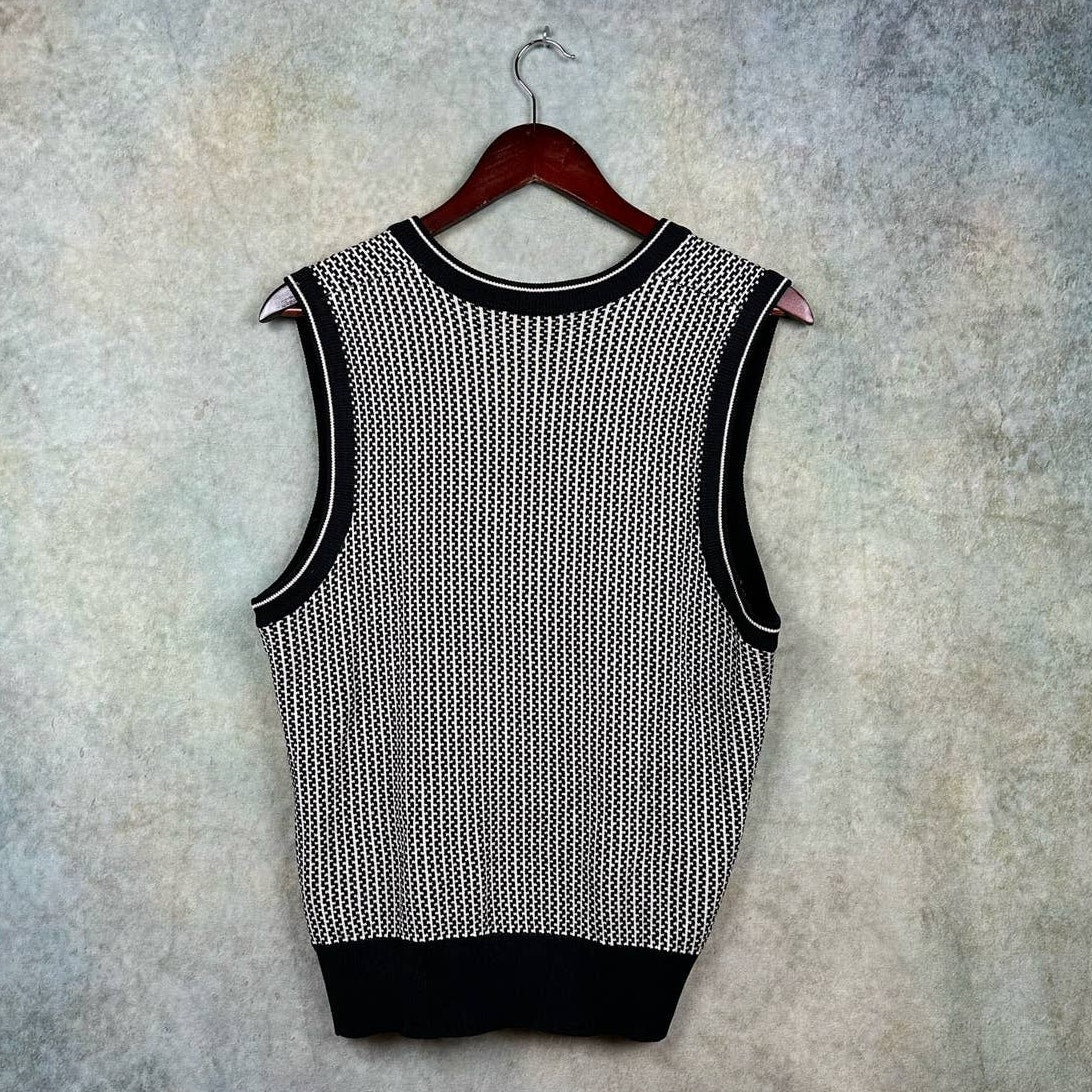 Vintage Pierre Cardin Knit Sweater Vest M