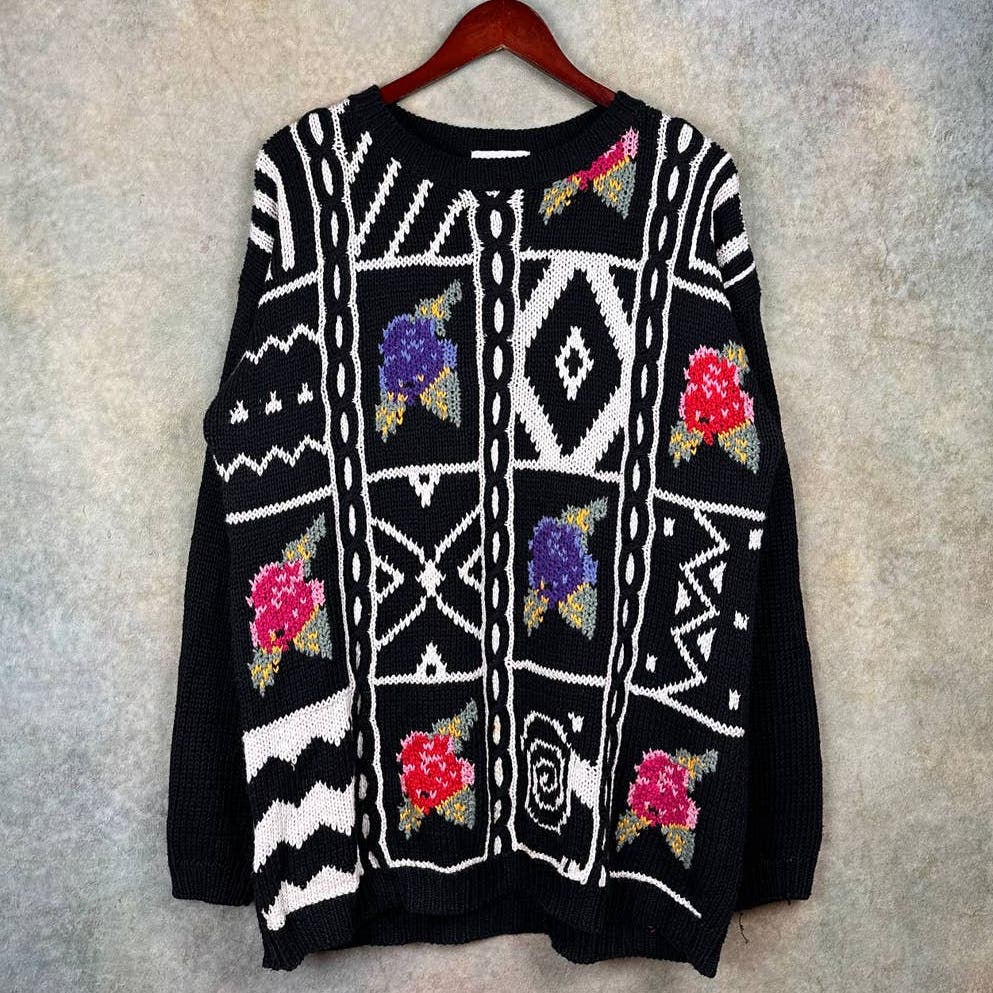 Vintage Knit Sweater Mens L