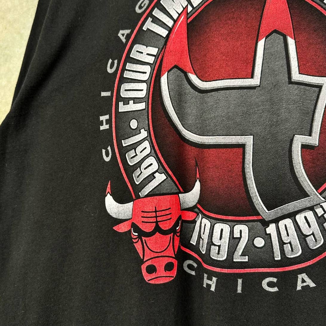 Vintage Chicago Bulls 1996 Champs T Shirt XL