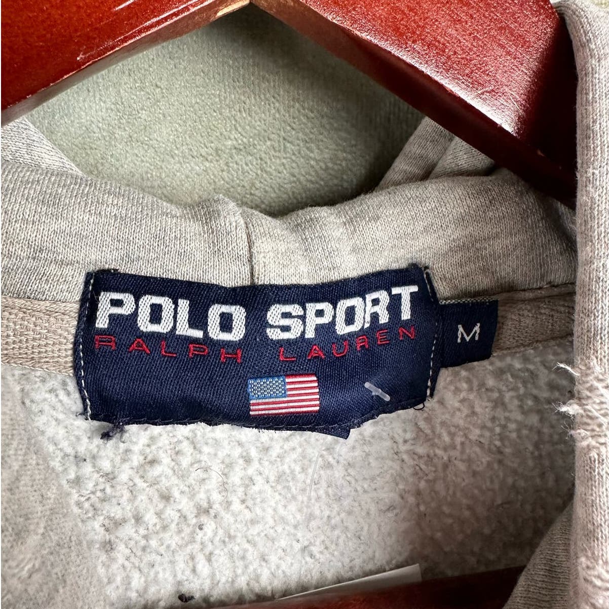 Vintage Polo Sport Ralph Lauren Hoodie Sweatshirt M