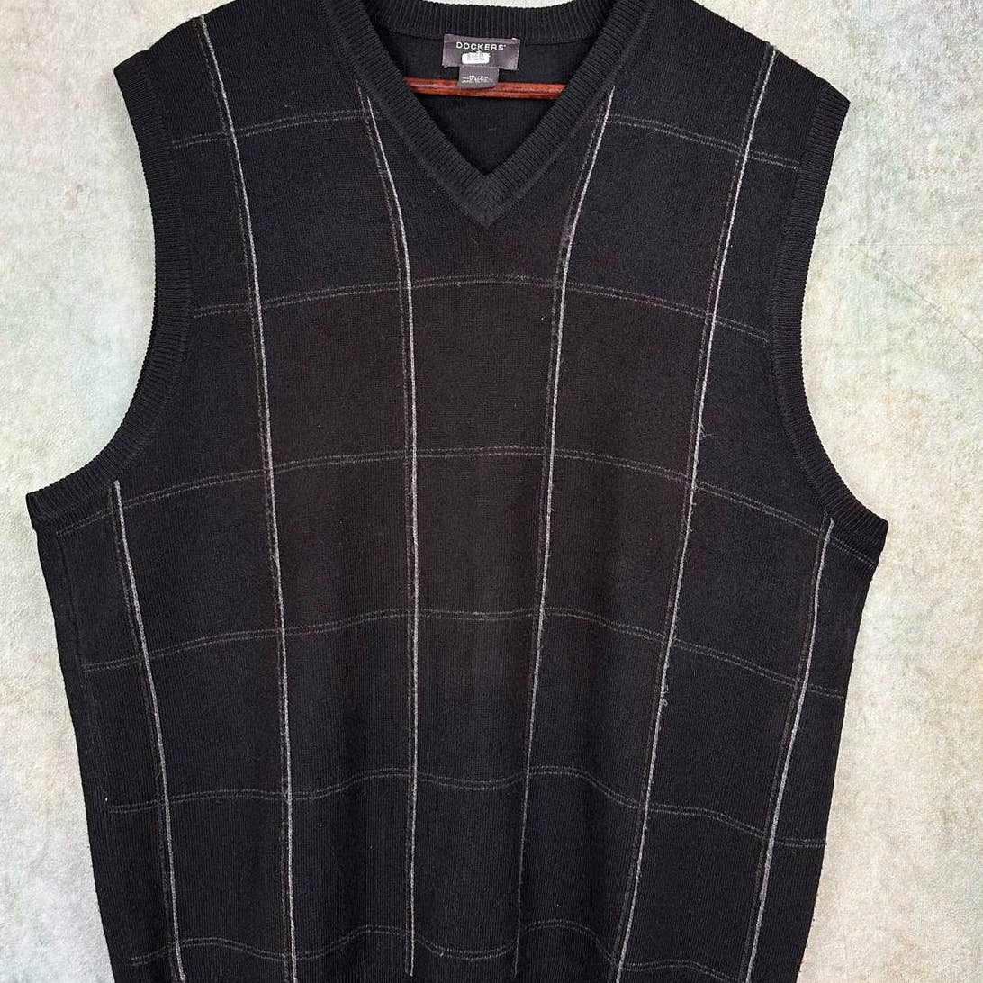 Vintage Knit Sweater Vest XL