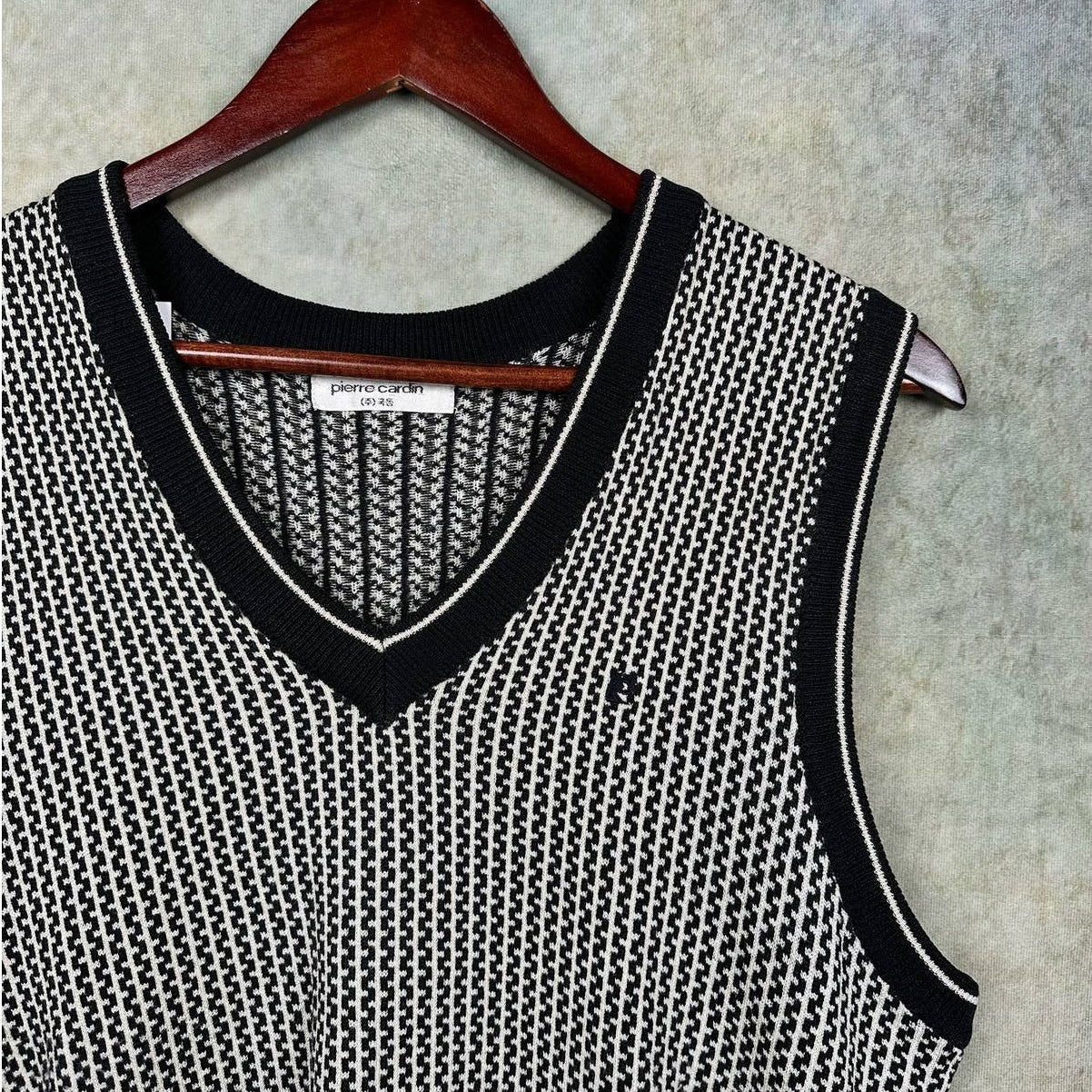 Vintage Pierre Cardin Knit Sweater Vest M