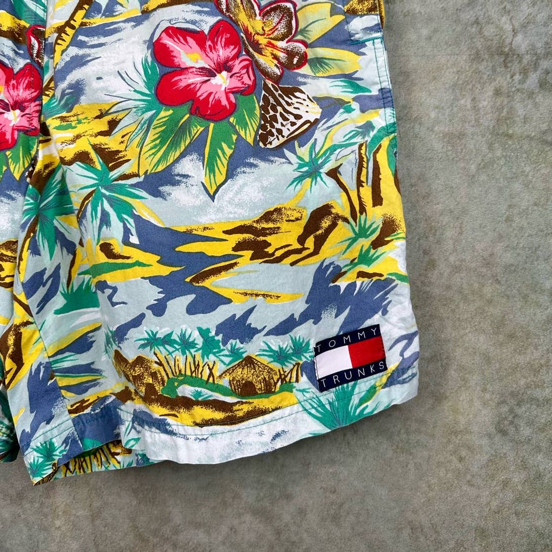 Vintage tommy deals hilfiger swim trunks