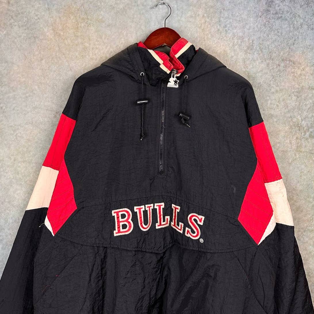 Vintage Chicago Bulls Starter Puffer Jacket XL