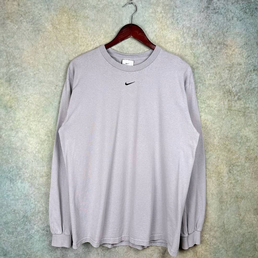 Vintage Nike Center Swoosh Long Sleeve T Shirt M