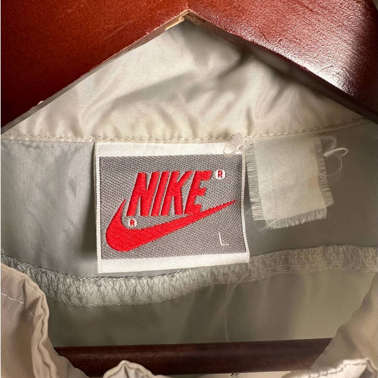 Vintage 80s Nike Quarter Zip Windbreaker Jacket L