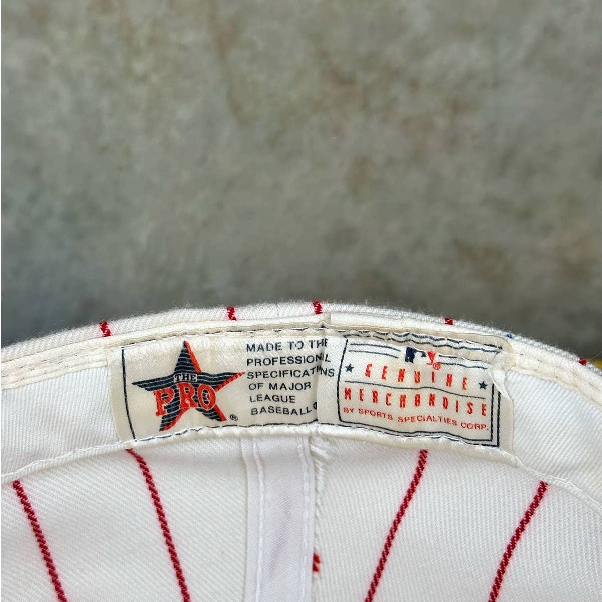 Vintage Cincinnati Reds Pinstripe Hat 7 1/4