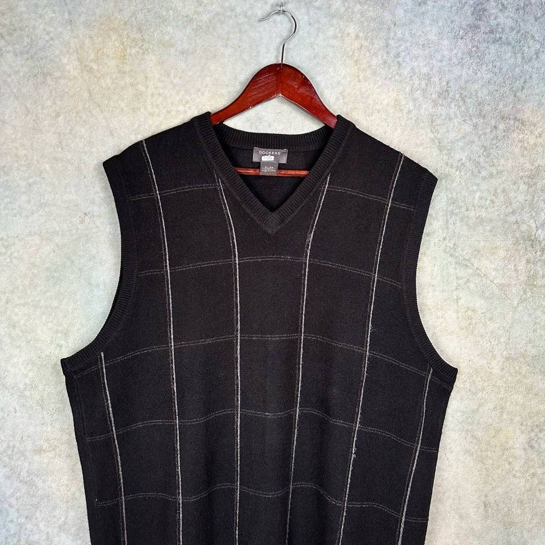 Vintage Knit Sweater Vest XL