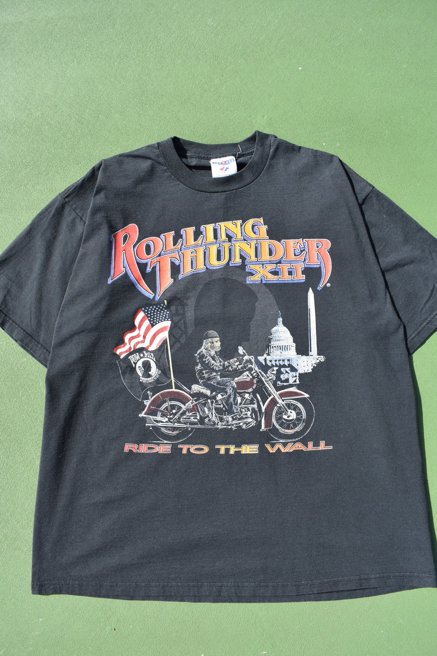 Vintage Rolling Thunder Biker T Shirt