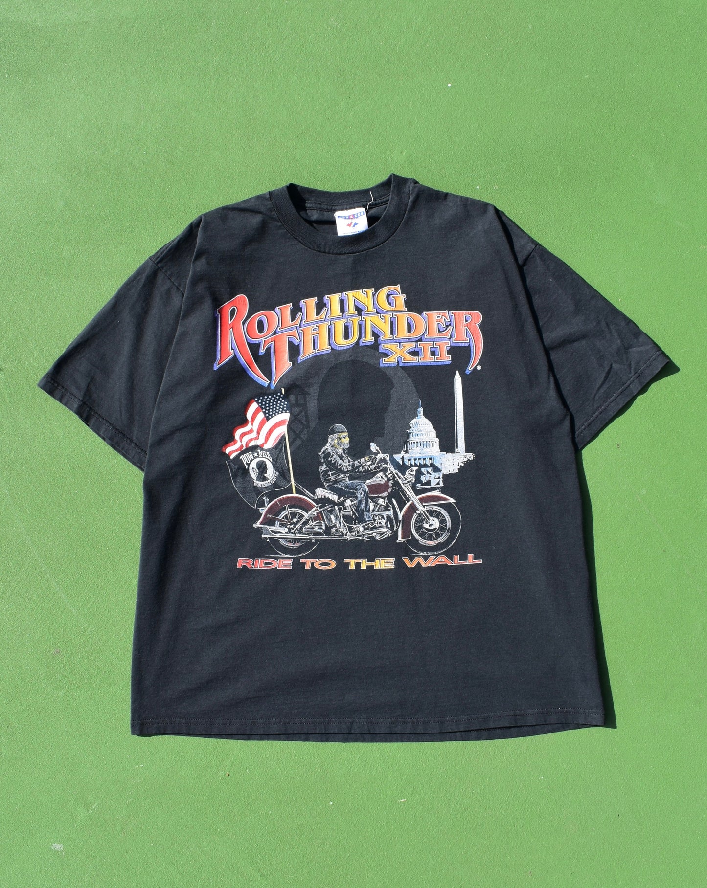 Vintage Rolling Thunder Biker T Shirt