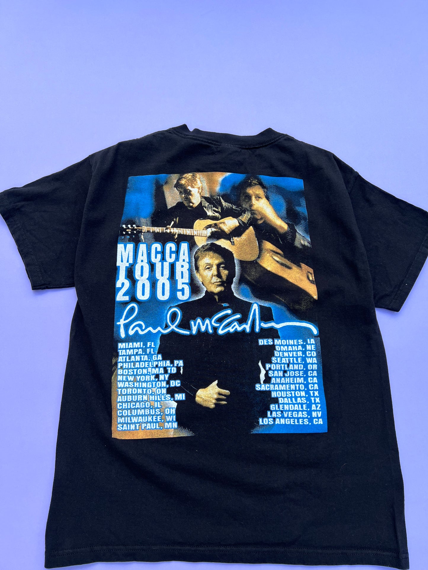 Y2K 2005 Paul McCartney Tour T Shirt