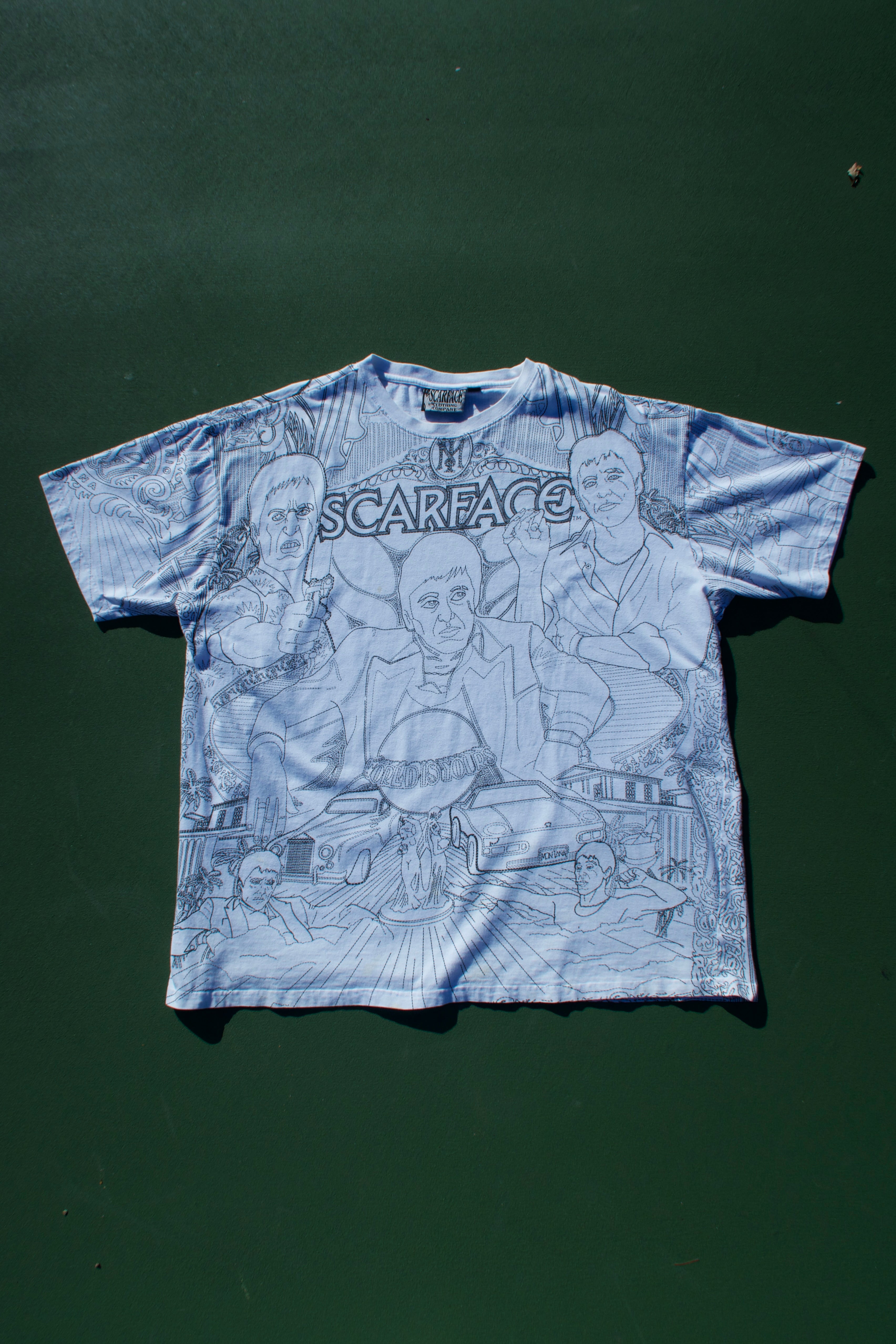 Vintage 90s Scarface Rare T Shirt – Thrift Haven Vintage & Streetwear