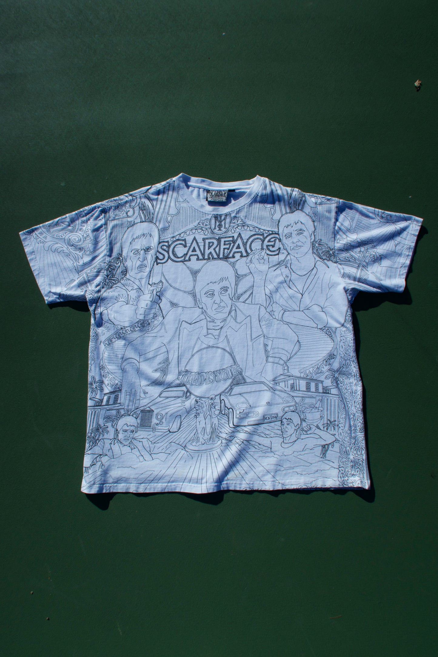 Vintage 90s Scarface Rare T Shirt