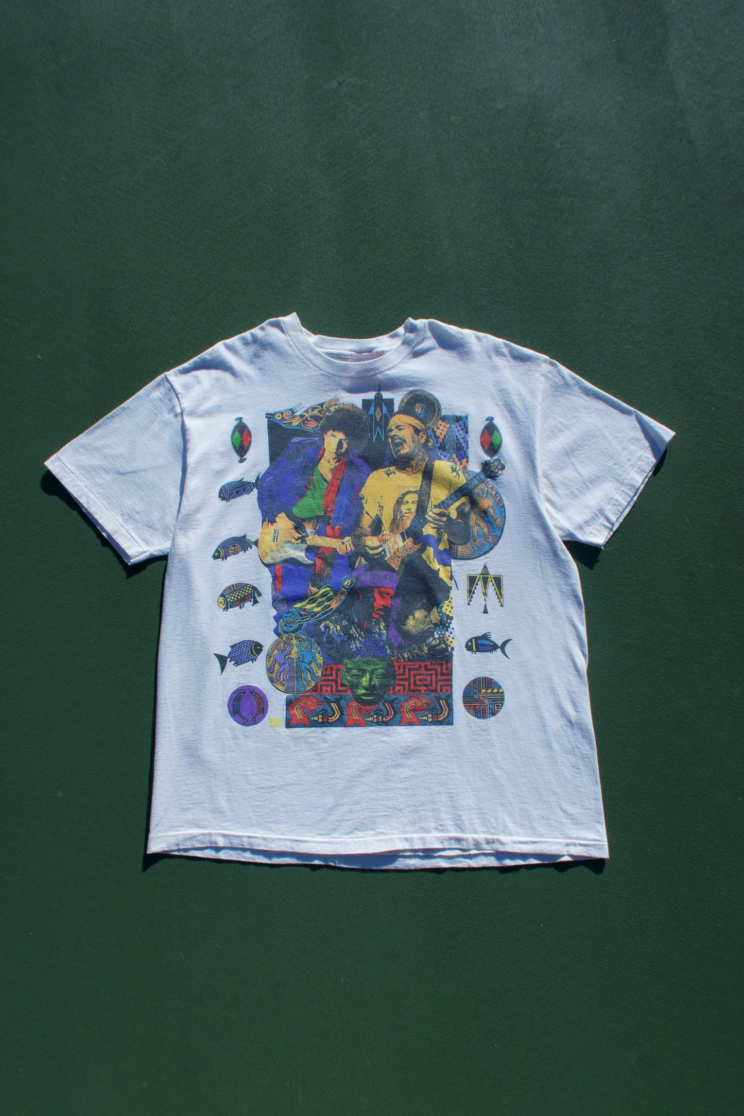 Vintage 1993 Bob Dylan Santana T Shirt