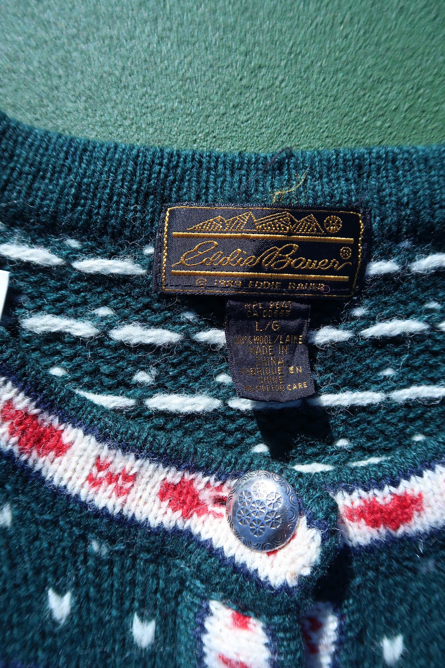 Vintage 90s Eddie Bauer Knit Cardigan